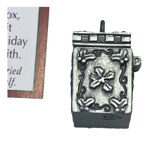 NEW Christmas Triple Angels Trinket PRAYER BOX & CHARMS Pendant Ornament by Ganz - Picture 10 of 15